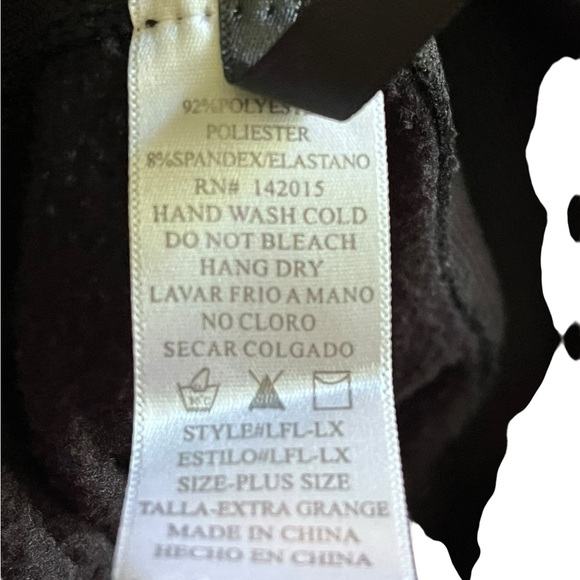 Conceited fleece Black Leggings size medium - Picture 4 of 4